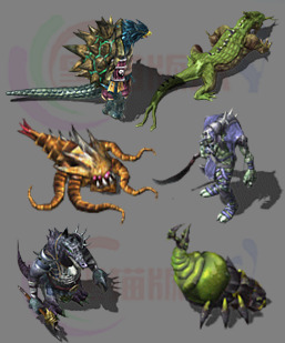 251230-A9怪物 传奇怪物高清素材