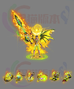 251201-B20恶魔神龙青衣剑甲 传奇剑甲高清素材