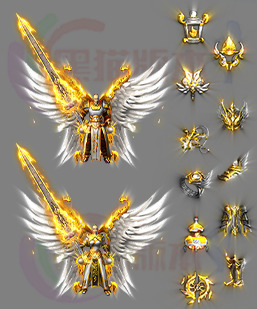 传奇剑甲素材 传奇复古高清素材 250327-B13剑甲