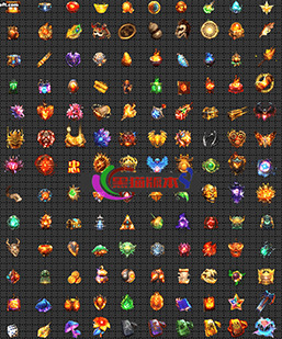 251111A55- 传奇动态特殊宝石或特殊首饰130个