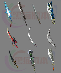 251227-B3静态内观武器 传奇武器高清素材