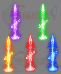 传奇素材 传奇光柱素材 高清动态光柱 250114-A8无字光柱