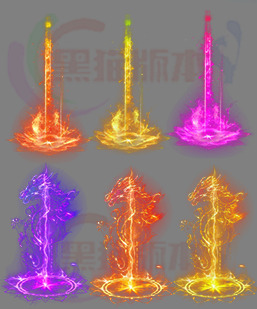 传奇素材 传奇光柱素材 高清动态光柱 250114-A7无字光柱