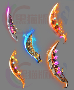 传奇武器素材 传奇武器特效高清素材 250321-A7武器