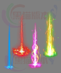 传奇素材 传奇光柱素材 高清动态光柱 250114-A2无字光柱