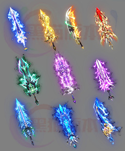 251225-B13动态内观武器 传奇武器高清素材