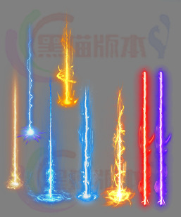 传奇素材 传奇光柱素材 高清动态光柱 250114-A13无字光柱