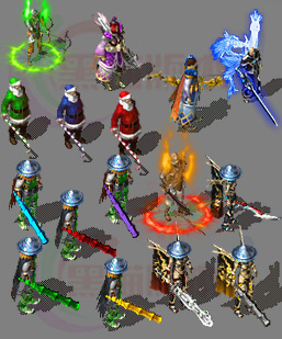 传奇复古人形怪物加技能特效 251015A7-传奇怪物