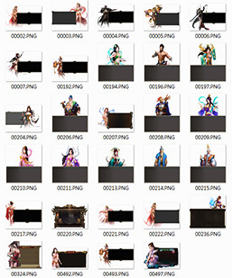 合适GOM-翎风的NPC对话框带人物免费下载