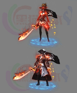 250824-B11幽冥海盗 男女一体时装