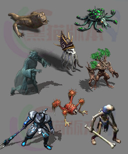 251222-B21怪物 传奇怪物高清素材