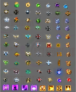 250522-A11传奇四格特殊素材高清动态特效法宝神器道具素材四格首饰装备78个