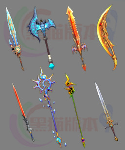 251227-B15静态内观武器 传奇武器高清素材