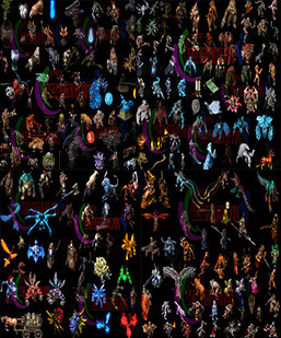 250507-A1传三怪物大全 带自定义配置+DB数据 BMP格式