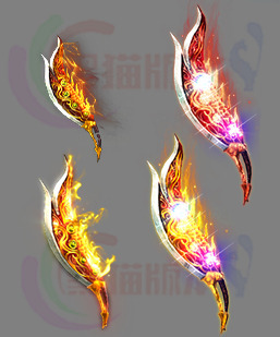 传奇武器素材 传奇武器特效高清素材 250321-A3武器