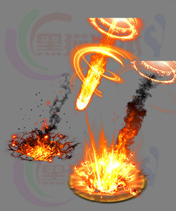 传奇技能素材 高清动态魔法BUFF特效技能 241222-A65技能