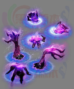 传奇技能素材 高清动态魔法特效技能 241220-A21大手技能