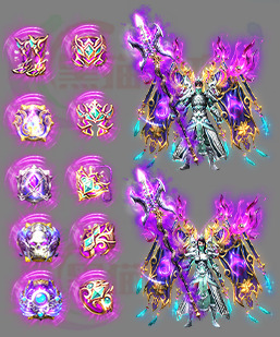 传奇剑甲素材 传奇复古高清 250222-A15250222-A16战将男女剑甲分体