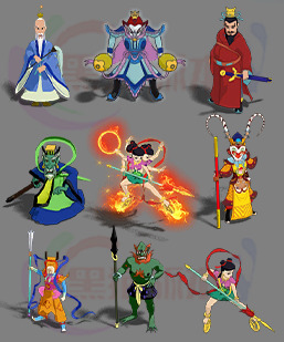 251203-B18卡通西游记时装 传奇时装高清素材