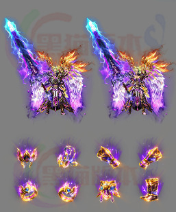 251019-B11紫羽仙铠剑甲