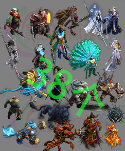 传奇怪物素材 8方向西游妖魔38组 251015A8传奇西游妖魔怪物