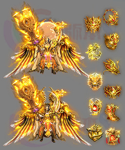 传奇剑甲素材 传奇复古高清素材 250830-B4剑甲