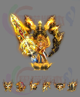 251121-B17佛莲之力 传奇剑甲高清素材