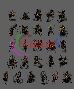 251130-A89UI092人物练功特效26组素材