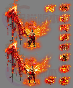 传奇剑甲素材 传奇复古高清素材 250817-B13剑甲