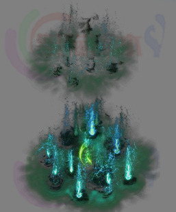 传奇技能素材 高清动态魔法BUFF特效技能 241222-A7技能