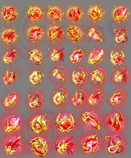 传奇首饰素材 251111/A37-首饰素材4组40个