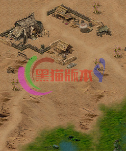 传奇地图素材 251016-A34沙漠灰地图素材