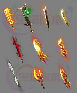 251225-B1动态内观武器 传奇武器高清素材