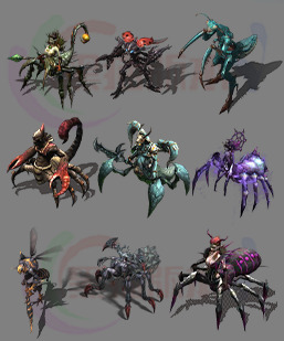 251203-B19精英怪物 传奇怪物高清素材