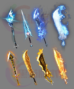 传奇素材 单职业高清素材 241204-A1-武器