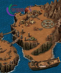 251102-A3战纪系列 地图传战血腥海岛 无缝封边