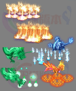 241129-A4技能-青龙-白虎-朱雀-玄武-全屏技能