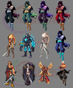 251203-B23地下城另类怪物打包怪物 传奇怪物高清素材