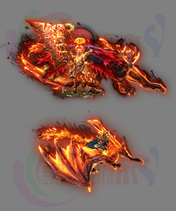 251116-B21恶魔火龙 传奇时装高清素材