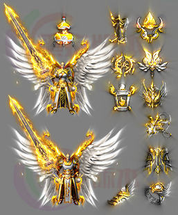 传奇素材 单职业传奇剑甲素材 传奇复古高清素材 25/10/14/A5沉默复古剑甲带首饰