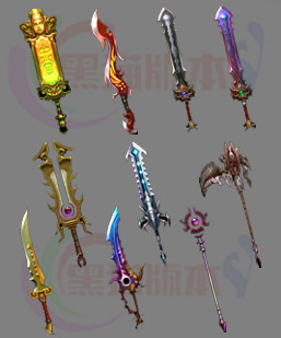 251227-B13静态内观武器 传奇武器高清素材