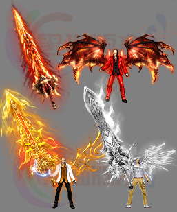 传奇剑甲素材 传奇复古高清素材 250303-A12剑甲分体