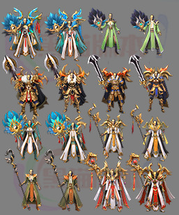 251201-B21社君子神天节剑甲 传奇剑甲高清素材