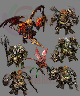 传奇高清怪物素材 传奇怪物高清素材 25/10/15A2传奇魔龙之主怪物