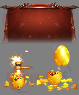 251201-B13砸金蛋 分体道具素材 传奇道具高清素材