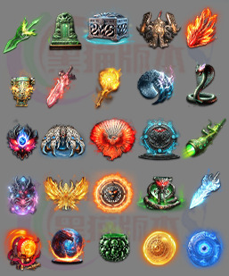 251121-B7上古法器 传奇四格首饰高清素材