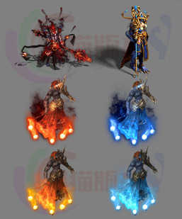 251222-B17怪物 传奇怪物高清素材