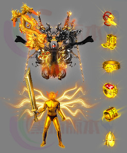 传奇剑甲素材 传奇复古高清素材 250830-B1剑甲