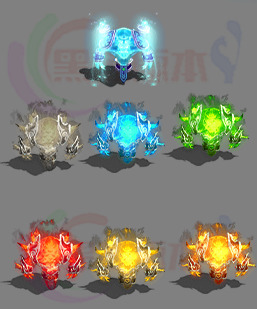 250522-A5传奇怪物素材 传奇精灵怪物素材