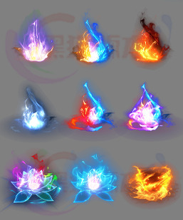 250910-B15异火火焰道具